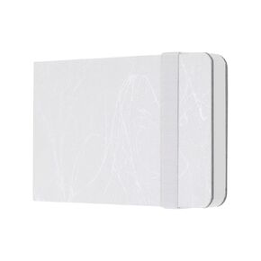 PATIKIL Watercolor Journal, 24 Sheets 5.5x3.5 Inch 100% Cotton Cold-pressed Watercolor Paper Handbook Sketchbooks 140lb/300 GSM Fine Lines for Art Painting Drawing Artist, White