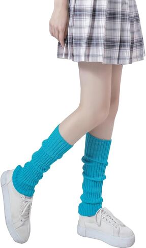 HeyToo Leg Warmers for Women Women's Leg Warmers Fashion Knit Leg Warmers Women's Solid Rib Knit Leg Warmers in Kuwait