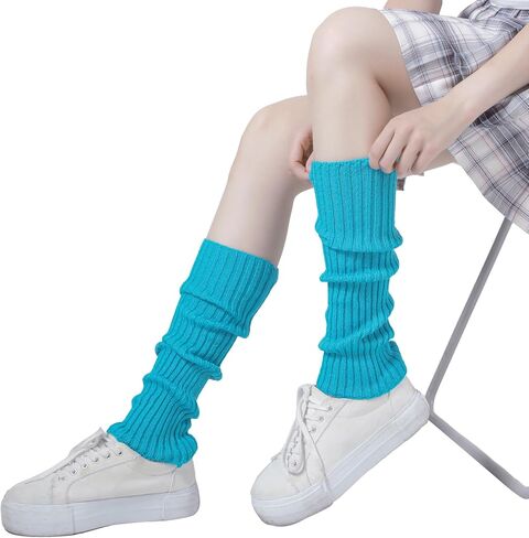 HeyToo Leg Warmers for Women Women's Leg Warmers Fashion Knit Leg Warmers Women's Solid Rib Knit Leg Warmers in Kuwait