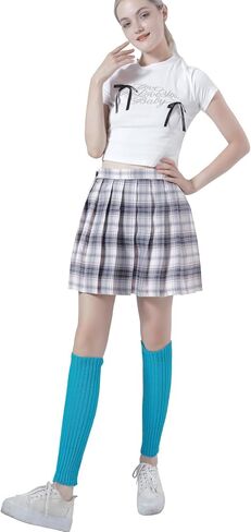 HeyToo Leg Warmers for Women Women's Leg Warmers Fashion Knit Leg Warmers Women's Solid Rib Knit Leg Warmers in Kuwait