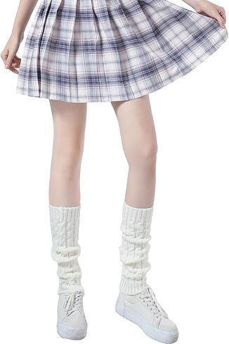 HeyToo Leg Warmers for Women Women's Leg Warmers Fashion Knit Leg Warmers Women's Solid Rib Knit Leg Warmers in Saudi Arabia