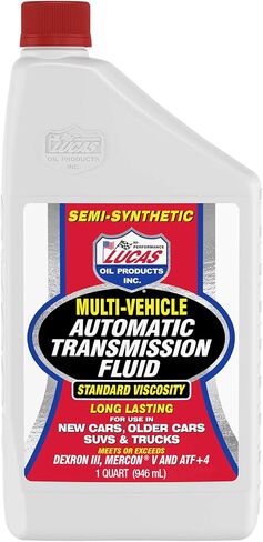 LUCAS OIL 10418 Semi-Synthetic Multi-Vehicle Automatic Transmission Fluid - 1 Quart in Saudi Arabia