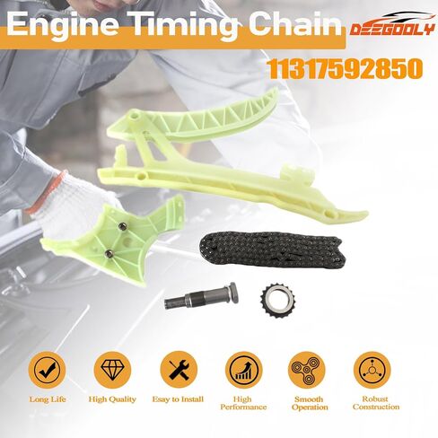 Engine Timing Chain Kit N20B20A Suit N20 Engine Applied for 125i 220i 328i 428i 320 X1 Z4 F10 2.0L L4 Engine Aftermarket Parts Replace#11317592850, 11317603944 in Saudi Arabia