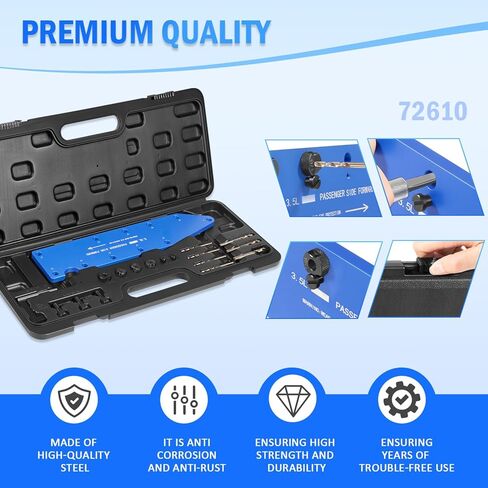 مجموعة قالب الحفر المنوع 72610 مناسبة لمحركات Ford 3.5L Ecoboost تزيل مشعب العادم المكسور in Kuwait