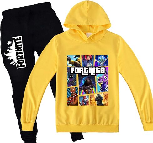 Youth Pullover Outfit Hoodie and Sweatpants Suit Games Graphic 2 Piece Fashion Sweatshirt Set for Boys Girls in Saudi Arabia