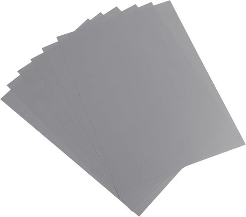 PATIKIL 12 Mil Clear PVC Binding Covers, 10 Pcs Front View Protector Un-Punched A4 Letter Size for Presentation, Report, Paper, Business Office Supply Document, Glossy White in Saudi Arabia