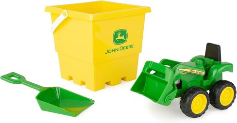 John Deere Sandbox Toy Set - Includes Dump Truck Toy, Bucket and Beach Shovel - Toddler Outdoor Toys and Farm Toys - Summer Kids Sand Toys - Green - 3 Count in Saudi Arabia