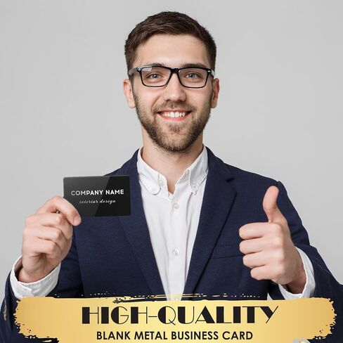 weparmeety 180 Pcs Metal Engraving Blanks Colorful Aluminum Sheet Laser Engraving Business Card Multipurpose DIY Gift Cards 86 x 54 x 0.21 mm（9 Colors) in Saudi Arabia