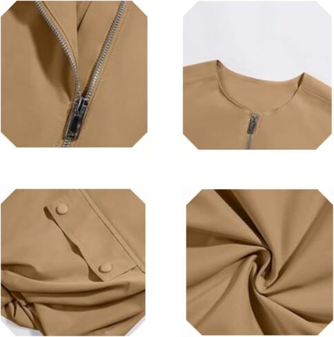 Womens Casual Zip Up Cargo Vest Top Oversized Lightweight Ruched Hem Sleeveless Blazer Jackets Vest Tops in Kuwait