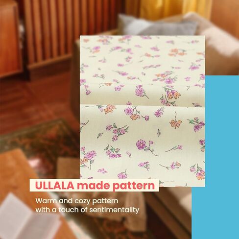 ULLALA Pajamas for Women Vintage sleevless 40'S Cotton Bouquet One-Piece Cream Soft Sleepwear 1Piece one Size in Kuwait