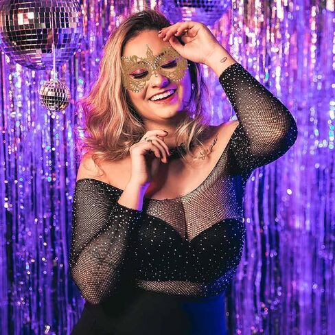 قناع تنكر مثير من الدانتيل البندقية، قناع عصري للحفلات، قناع للهالوين، إكسسوار أزياء للنساء (B) in Kuwait