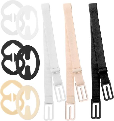 9 قطع من مشابك حمالة الصدر من أجل Racerback Cross Back Bra Clips محولات قابلة للتعديل ومضادة للانزلاق ومشابك حمالة الصدر للتحكم في الانقسام، ملحقات حمالة صدر مرنة غير قابلة للانزلاق in Saudi Arabia