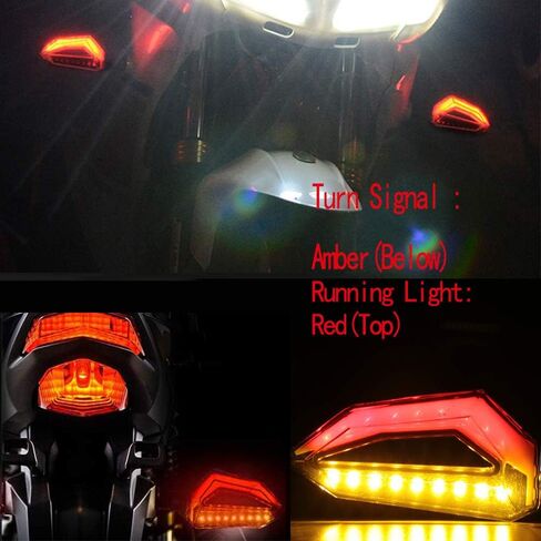 evomosa Universal 10mm Motorcycle 12 LED Turn Signal Lights Blinker Front Rear Lights Indicator in Kuwait