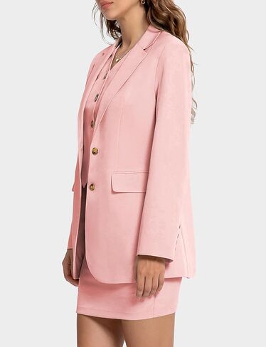 Women's Suits 3 Piece Business Casual Short Set Blazer Jacket Waistcoat and Mini Skirt Matching Outfits in Saudi Arabia