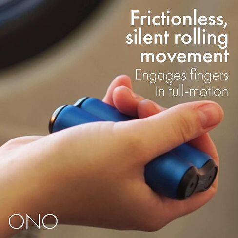 ONO Roller - Handheld Fidget Toy for Adults | Help Relieve Stress, Anxiety, Tension | Promotes Focus, Clarity | Compact, Portable Design (Junior Size/Aluminum, Black) in Saudi Arabia