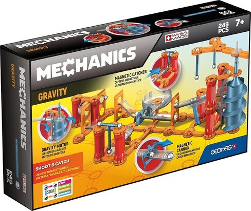 Geomag - مسار الجاذبية الميكانيكي - مجموعة بناء مكونة من 115 قطعة مع حركة مغناطيسية، لعبة بناء رخامية معتمدة من STEM للأعمار من 7 سنوات فما فوق in Kuwait