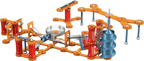 Geomag - مسار الجاذبية الميكانيكي - مجموعة بناء مكونة من 115 قطعة مع حركة مغناطيسية، لعبة بناء رخامية معتمدة من STEM للأعمار من 7 سنوات فما فوق in Kuwait