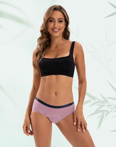 INNERSY Women’s Period Underwear Bamboo Rayon Heavy Flow Period Panties for Women 3 Pack in Saudi Arabia