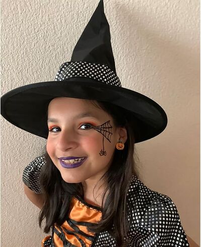 Halloween Earrings for Women Bat Pumpkin Black Cat Witch Hat Skull Earrings Costume Party Jewelry in Saudi Arabia