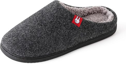 Two-Tone Felt Soft Plush Warm Slipper for Women and Men in Saudi Arabia