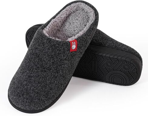 Two-Tone Felt Soft Plush Warm Slipper for Women and Men in Saudi Arabia