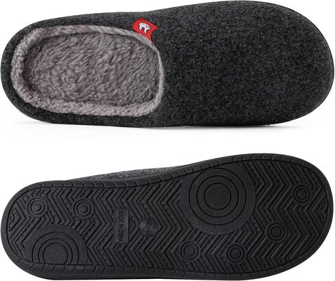 Two-Tone Felt Soft Plush Warm Slipper for Women and Men in Saudi Arabia