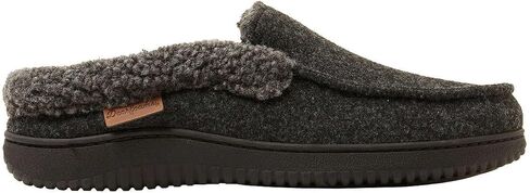 Dearfoams Men's Memory Foam Insole Slipper (BLACK, US Footwear Size System, Adult, Men, Numeric Range, Large, 11, 12) in Saudi Arabia