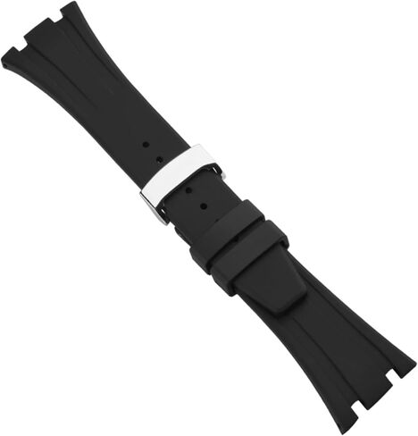 Men's Rubber Strap Compatible for 28mm Audemars Piguet Royal Oak Offshore AP 15703 15710 15400 26470 26400 Ladies outdoor work waterproof silicone watch band wrist strap buckle in Saudi Arabia