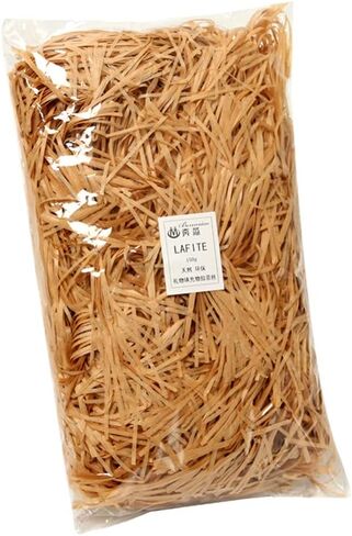 NC Basket Grass,Crinkle Cut Tissue Paper,Recyclable Craft Shred Confetti Raffia Paper Filler,For Easter Gift Box Wrapping Packing Filling,100g 3.53oz Party Decoration (brown) in Saudi Arabia