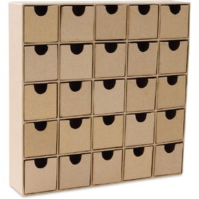 وحدة متعددة الأدراج من إكسكت ديكوباتش، بني، 5 × 25 × 25 سم