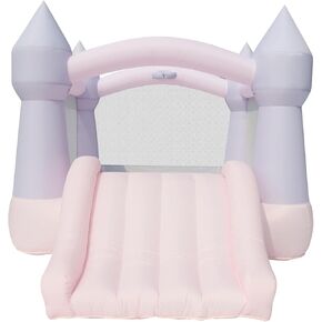 Bounceland Bouncy Castle Daydreamer Cotton Candy Bounce House، حارس باستيل مع شريحة، 12 قدم طول × 9 قدم عرض × 7 قدم ارتفاع، متضمن منفاخ UL، حارس عصري للأطفال، للاستخدام الداخلي والخارجي