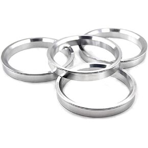 DCVAMOUS Alloy Aluminum Hub Centric Rings 73.1 to 67.1, Set of 4 - Performance Spigot Hubrings fit 67.1mm Vehicle Hub and 73.1mm Wheel Center Bore Compatible with Hyundai Mazda Mitsubishi Jeep Kia in Kuwait