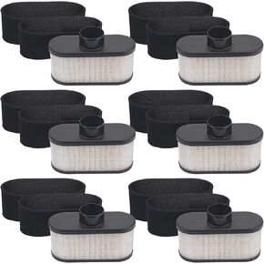 6 Pack 11013-0752 Air Filter, FR691V Air Filter for Kawasaki FR651V FR730V FS481V FS541V FS600V FS651V FS691V FS730V 4 Stroke Engine, Include 11013-7046 Pre Cleaner