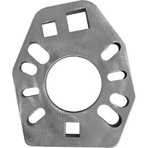 Stainless Steel Pinion Yoke Wrench Tool - Extra Strength Puller for Loosening Pinion Flange and Nuts - Extra 1/2" Hole,Compatible with Most AMC, Dana, Ford, and GM Yokes