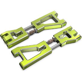 CROBOLL R11130 Upgraded Aluminum Front Upper Suspension Arms with S2 Turnbuckle for Mini1:10 RC Car, Spare Parts RC Vehicle for RZ001 (2PCS)