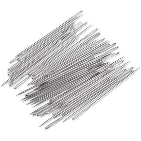 Craftdady 170Pcs Steel Beading Needles 4.72 Inch Long Straight Sewing Embroidery Threads for Braided Bracelet Necklace Jewelry Making Thickness: 0.45mm