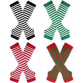 Winter Arm Warmer For Women Fingerless Gloves Elbow Length