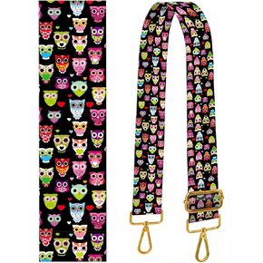 Purse Strap Replacement Crossbody 2" Wide Shoulder Strap, Cute Handbag Strap Bag Strap Replacement Belts Adjustable