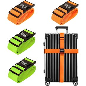4 Pack Luggage Straps for Suitcases Travel Belt