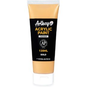 Artkey Acrylic Paint - Crimson Red (120 ml/4.06 oz) Tubes, Rich & Vibrant Pigments, Professional Artists Acrylic Paints - Art Supplies for Canvas Wood Rock Clay Fabric Ceramics Art Crafts Painting