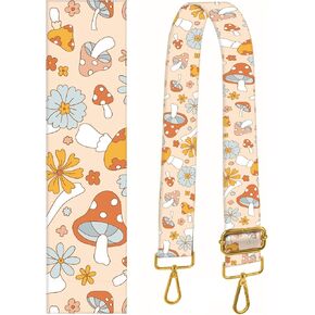 Purse Strap Replacement Crossbody 2" Wide Shoulder Strap, Cute Handbag Strap Bag Strap Replacement Belts Adjustable Luxury Brown Plaid