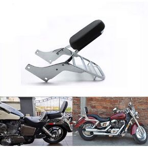 Backrest Sissy Bar + Luggage Rack for Honda Shadow VT 1100 Sabre 1100 ACE VT1100 1995-2007