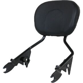 YHMOTO Detachable Sissy Bar Passenger Rear Backrest Compatible for Harley Davidson Touring Street Glide Road King Electra Glide 2009-2022 (Black) in Kuwait