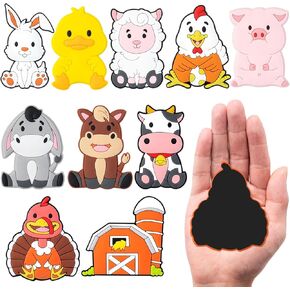 Farm Animal Fridge Magnets for Toddlers,Refrigerator Magnets for Kids Full Back Magnetic Kids Educational Toys Baby Magnets Gift for Fridge Whiteboard Cute Animals Cartoon Magnets