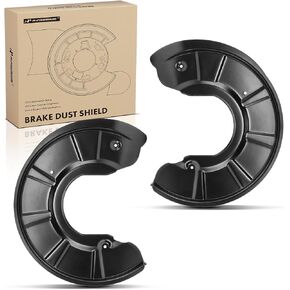 A-Premium Front Driver and Passenger Side Brake Dust Shield Compatible with Select Tesla Models - Model S 2012-2021 - Replace# 104594501B, 104595101B, 2-PC Set