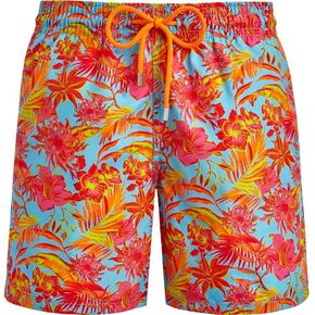 Vilebrequin Men Swim Trunks Tahiti Flowers