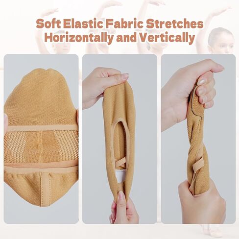 Ballet Shoes for Women Big Girls, Innovative Elastic Fabric, High Elasticity-High Breathability Flat Dance Practice Shoes with Split Soles, Soft Sole Yoga Shoes for Girls Boys in Saudi Arabia