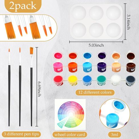 Dinifee 2 Pack Pre Drawn Canvas for Painting for Adults Sip and Paint Kit for Couple 8" x 10" Stretched Pre Printed Canvas for Couples Date Night Valentine Party(Wine Glass Couple) in Saudi Arabia