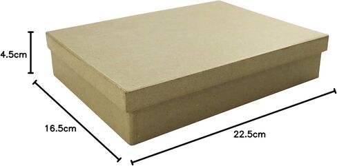 Exact Decopatch Mache Multidrawer Unit, Brown, 5 x 25 x 25 cm in Kuwait