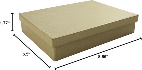 Exact Decopatch Mache Multidrawer Unit, Brown, 5 x 25 x 25 cm in Kuwait